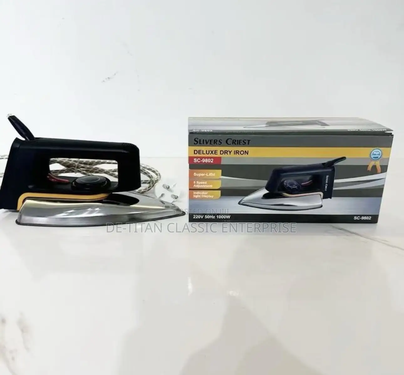 Affordable Silver Crest Dry Iron