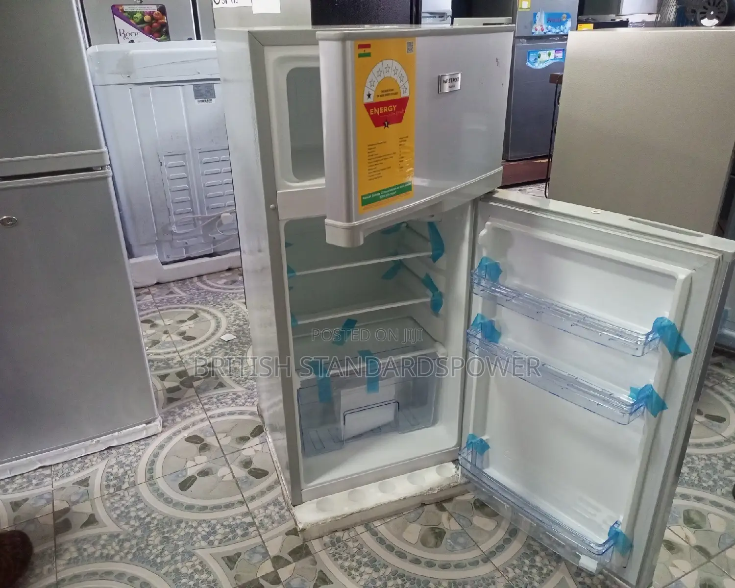 Buy Now and Enjoy Fridge Freezer 3 Shelves Westpool Fridge