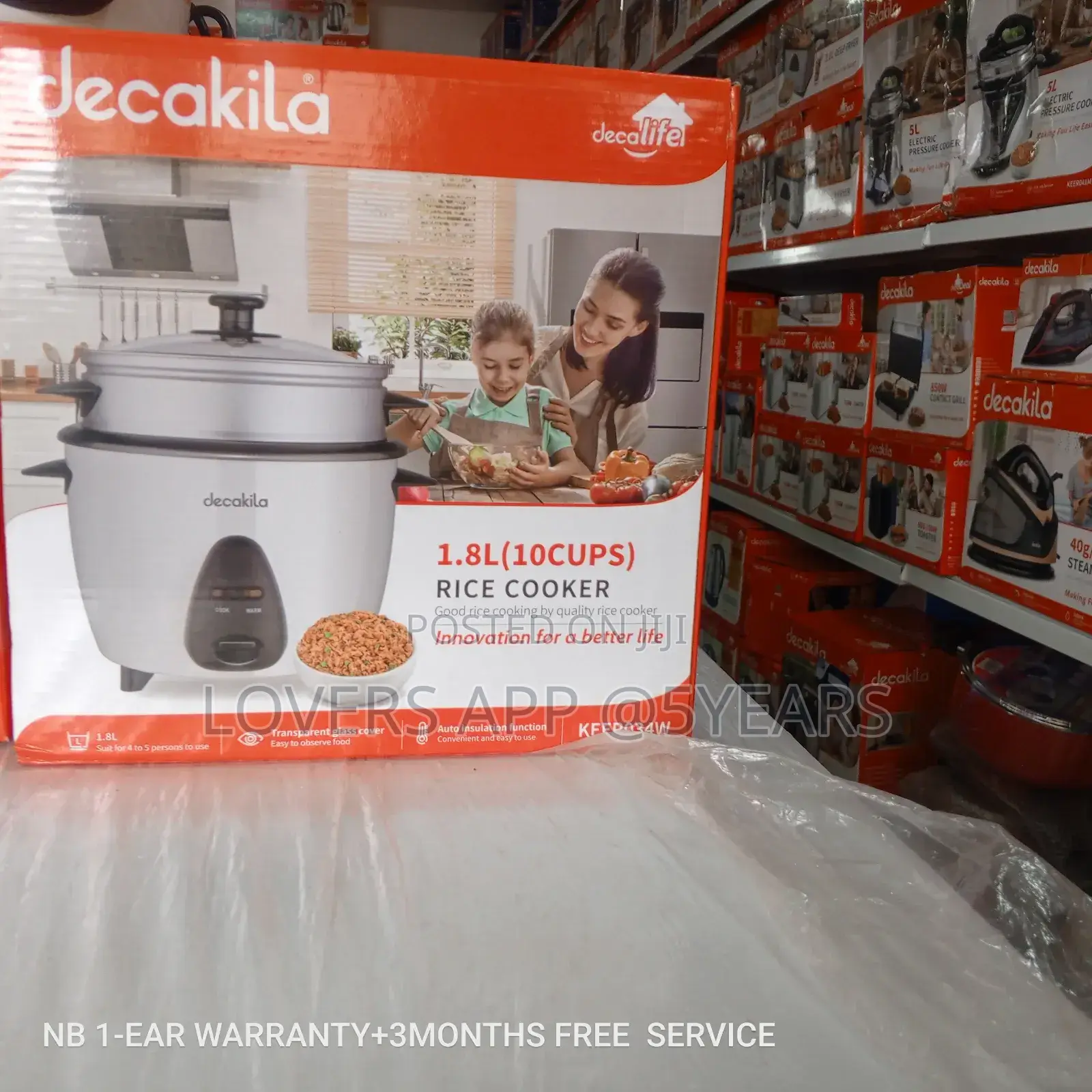 Astounding Decakila 1.8l Decakila Rice Cooker