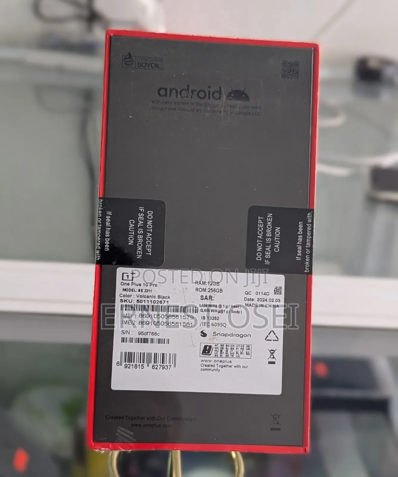 New OnePlus 10 Pro 256 GB Black