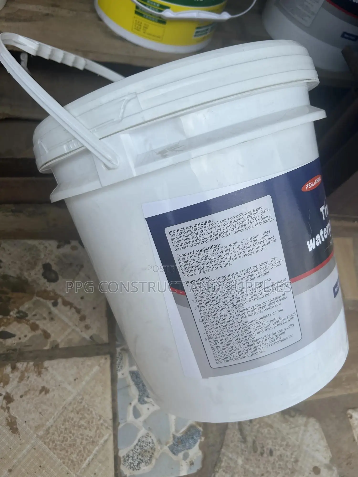 10kg Waterproof Paint (Transparent)