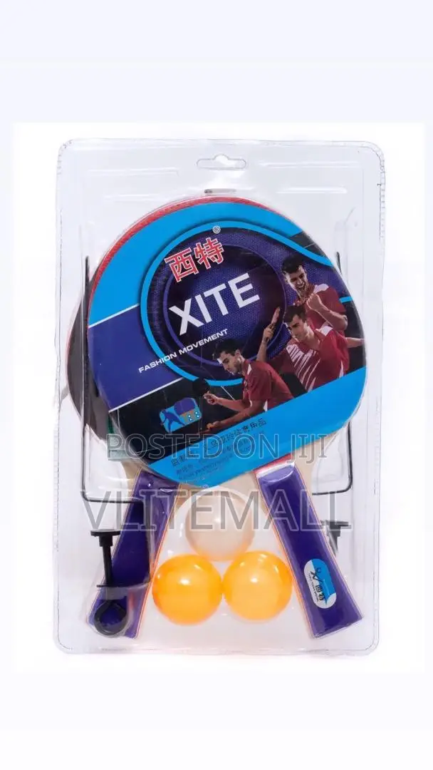 Table Tennis Set (3 Balls,2 Bats,Net and Hook)