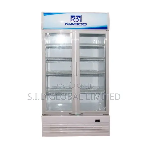 Nasco 728ltr Double Door Display Fridge Nas-Fl850-2dr