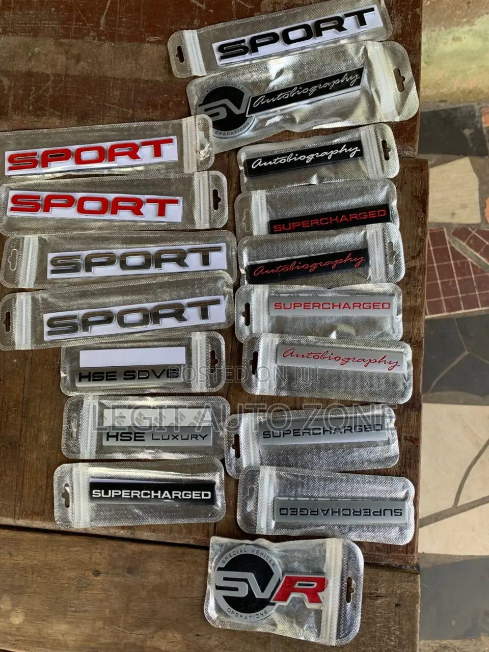 Range Rover Super Charged Written/Logo Available