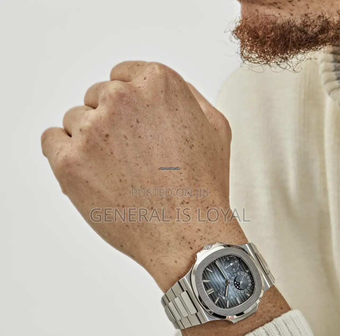 Patek Philippe Nautilus Blue Dial Moon Men Watch