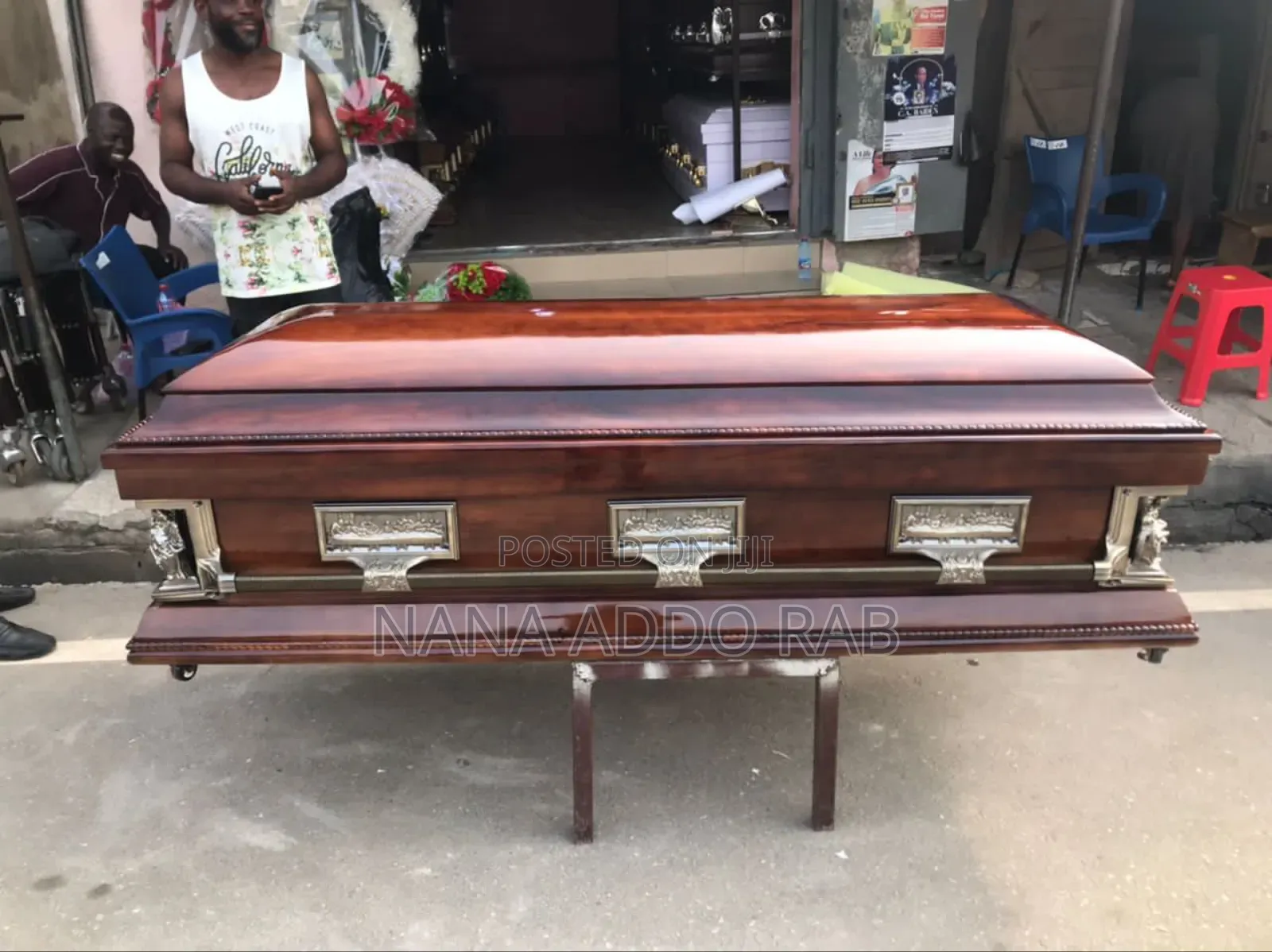 Pure Kente Stain Casket