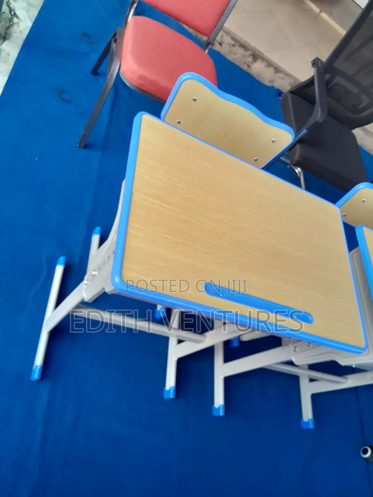 Metal Student Desk With Chair