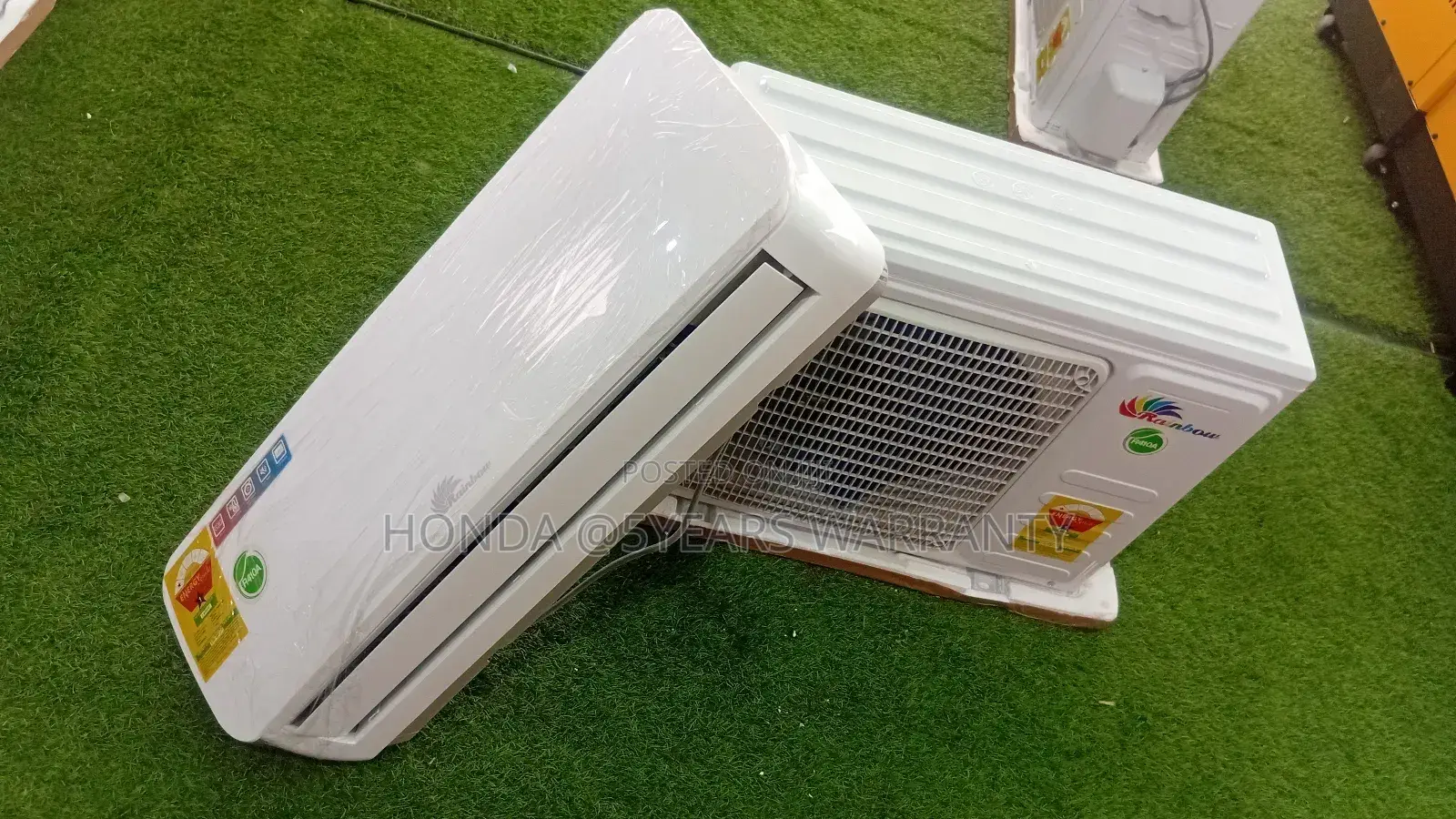 Air Out With Air Condition Rainbow R410a Split Condition
