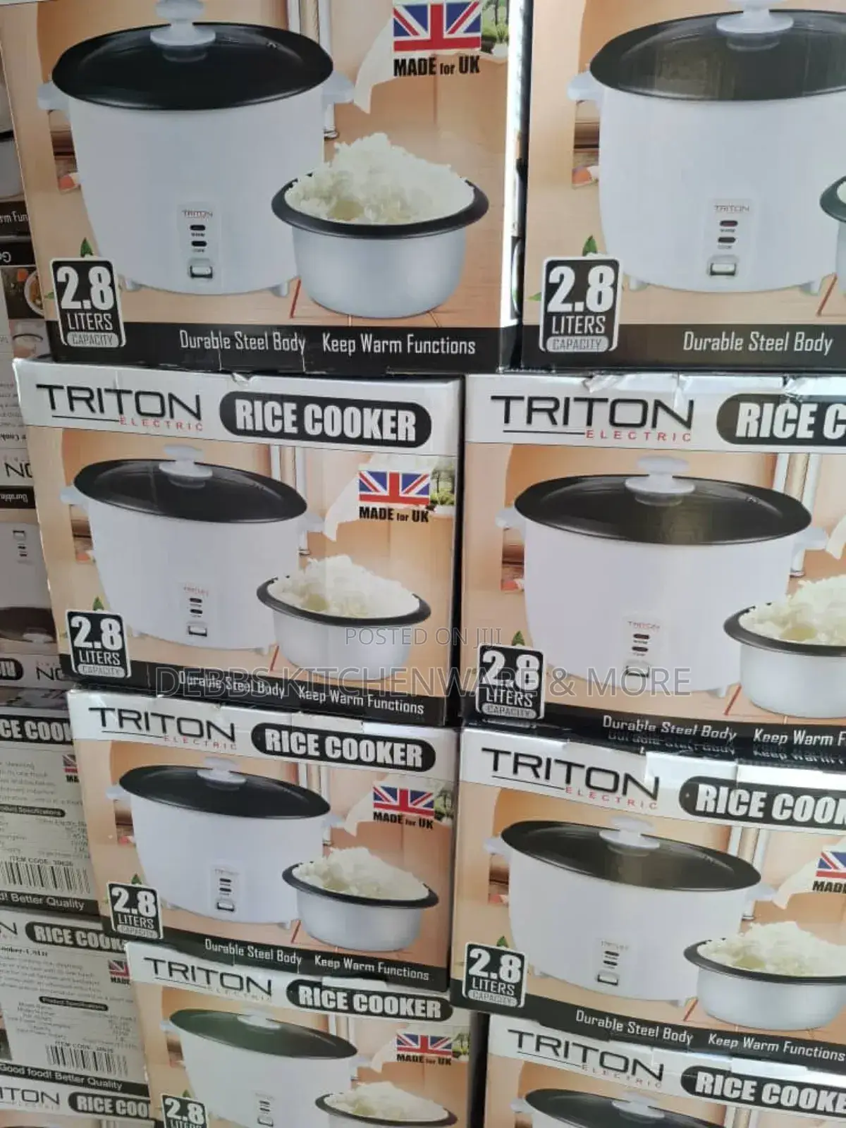 Triton 2.8lt Rice Cooker Uk