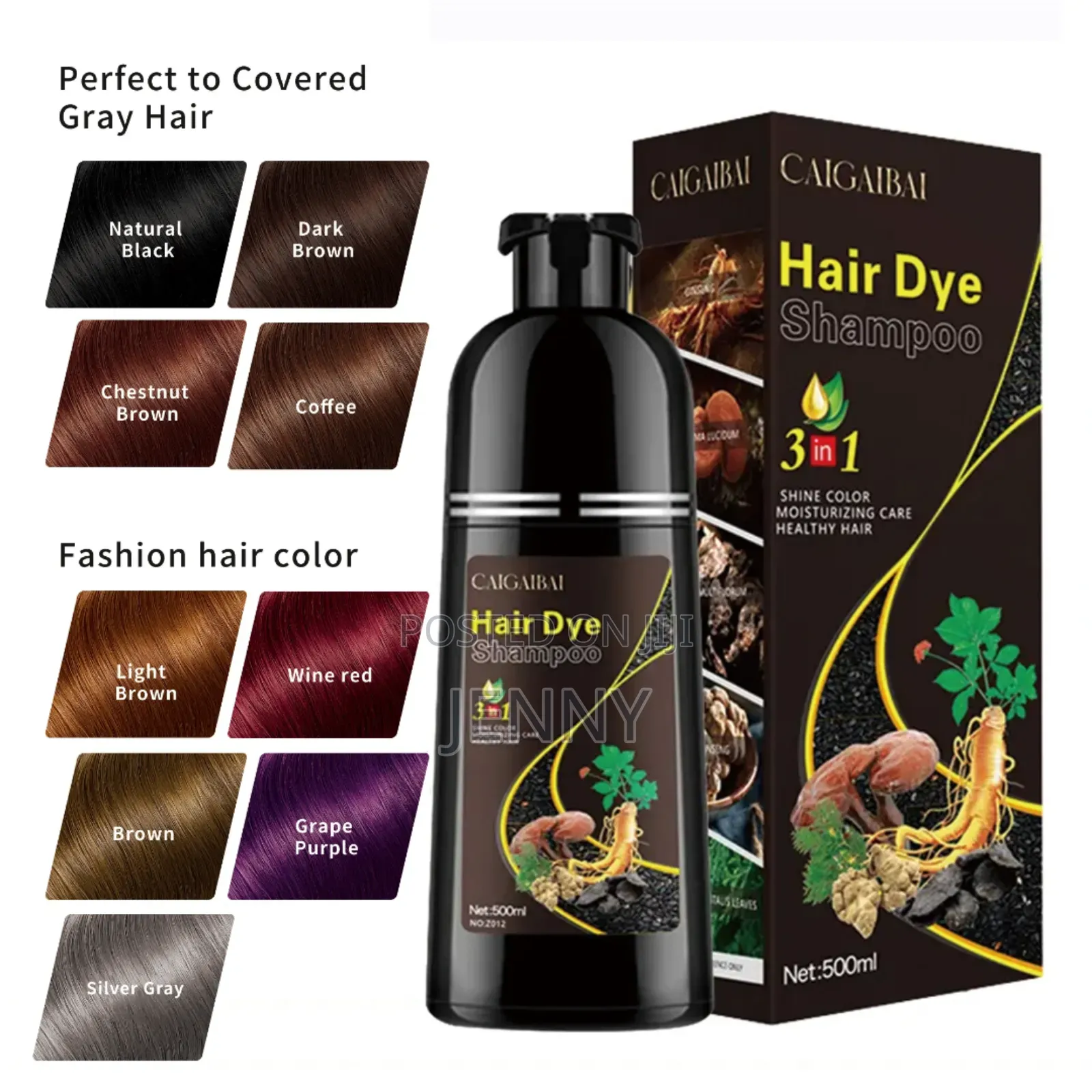 Permanent Hair Dye Shampoo