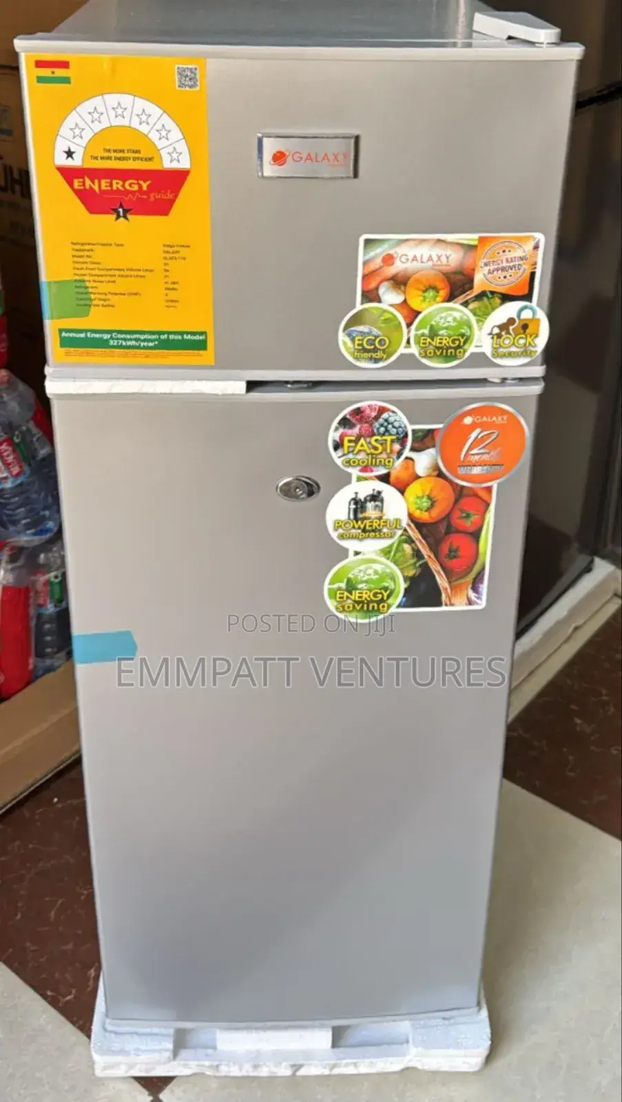 140l Galaxy Double Door Refrigerator