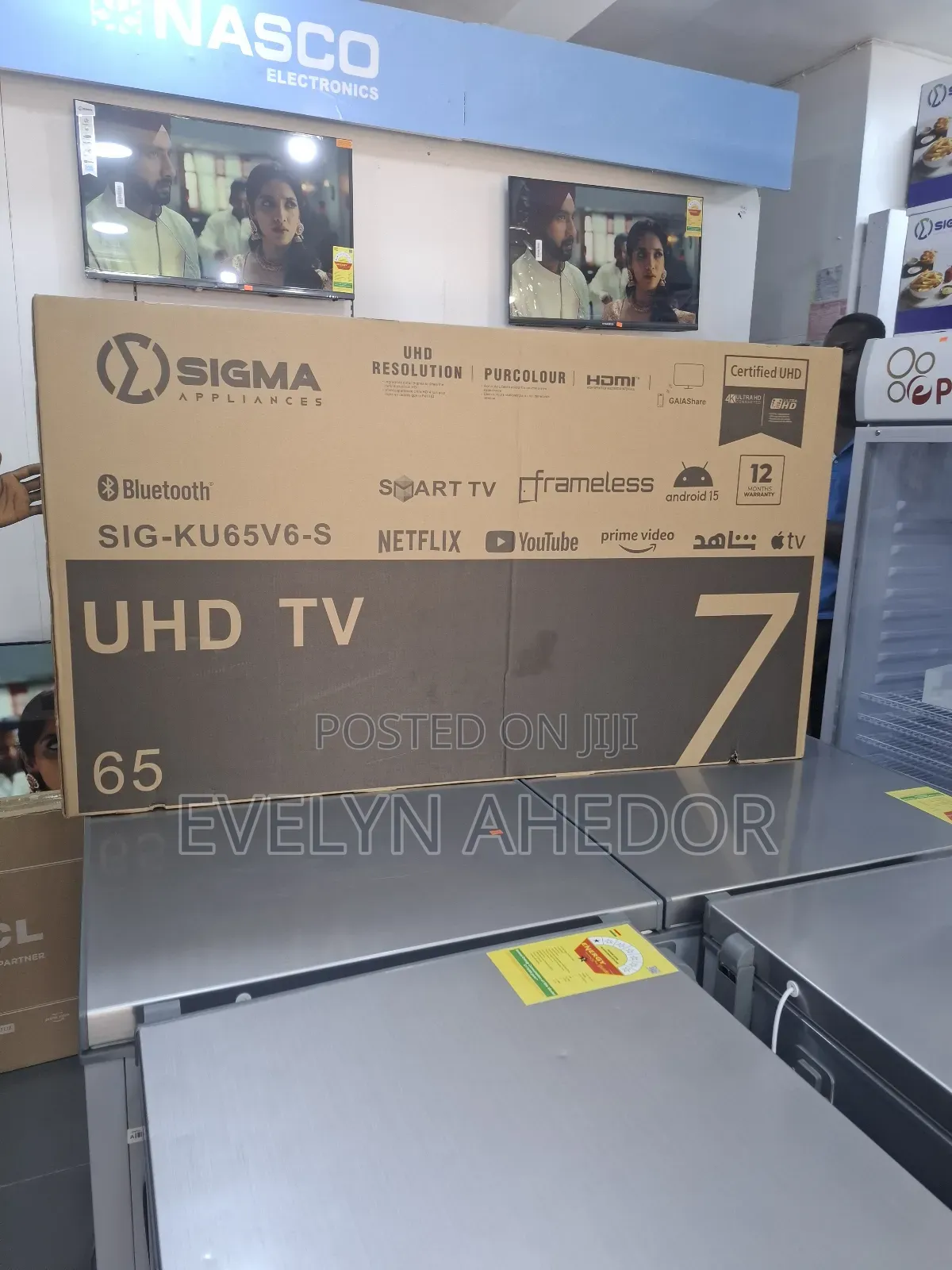 Quality Sigma 65 Inches Smart Tv Uhd Android Available