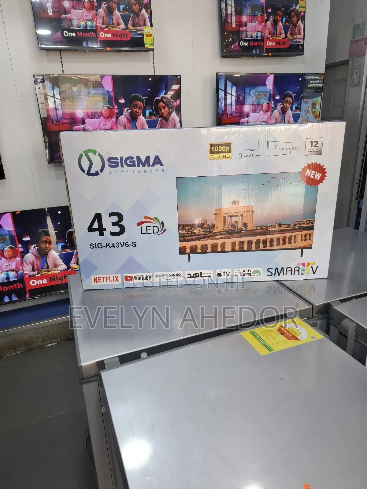 Ssigma Android 43 Inches Smart Tv Available