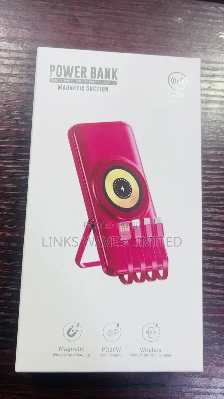 Magnetic Wireless Fast Charging Power Bank Available