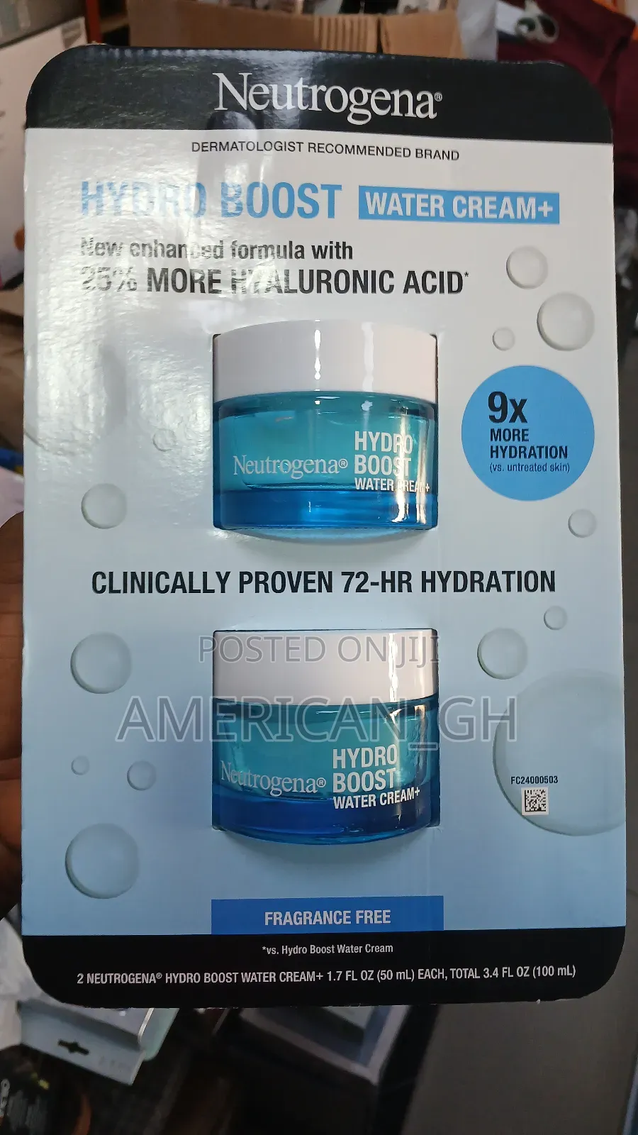 Hydro Boost Water Cream +