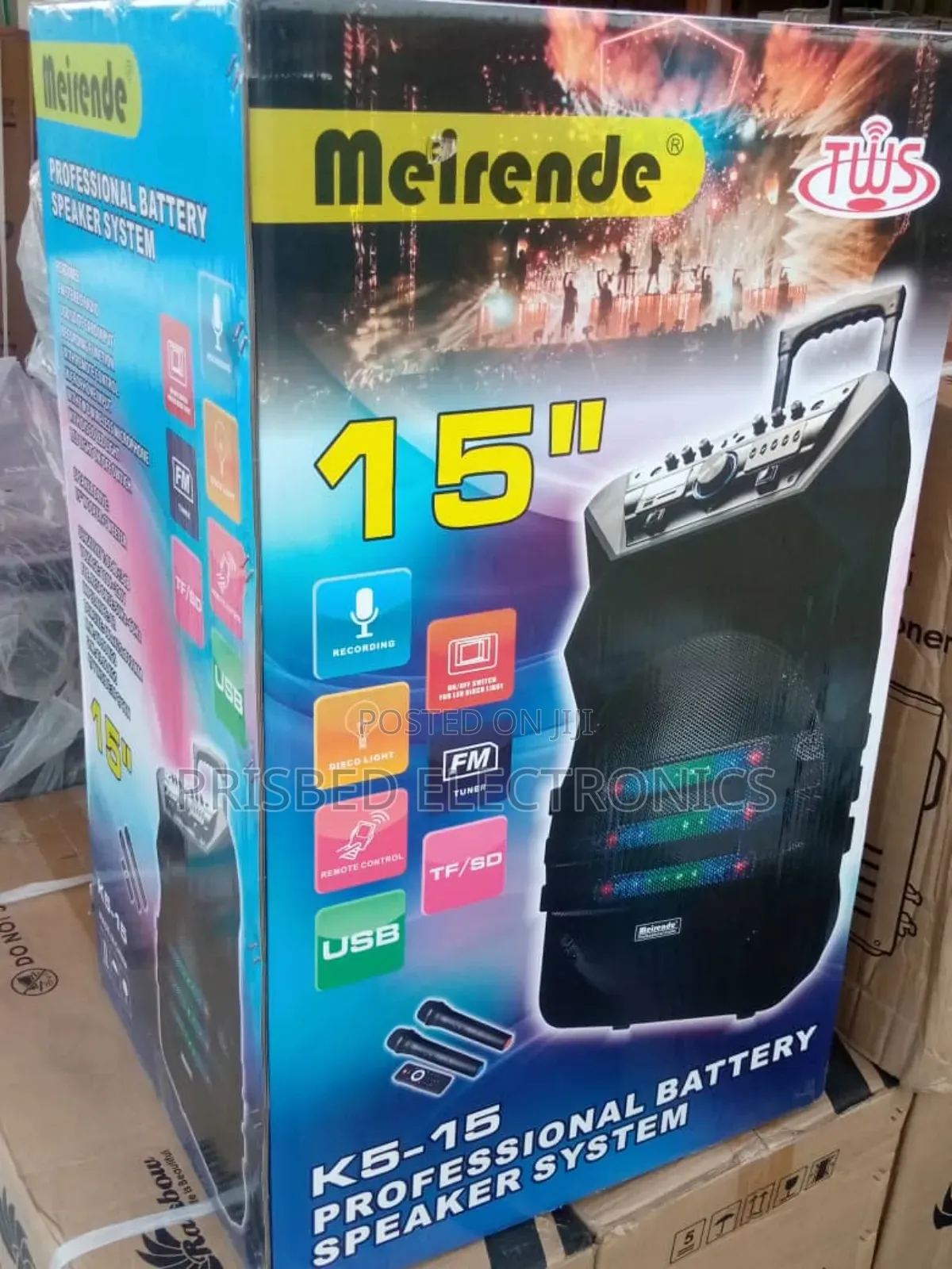 Meirende Durable Speaker 800w With Microphone