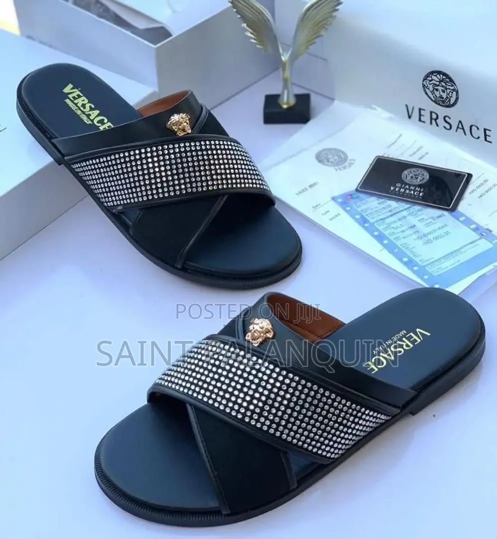Versace Cross Sandals