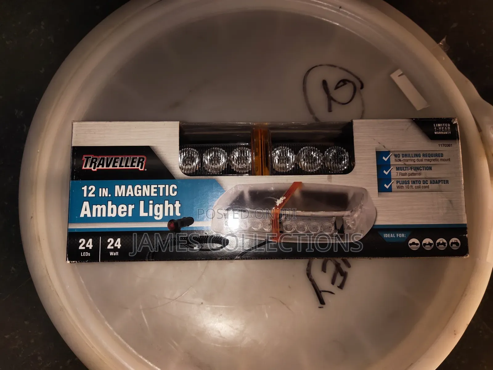 Traveller 12” Magnetic Amber Light Bar