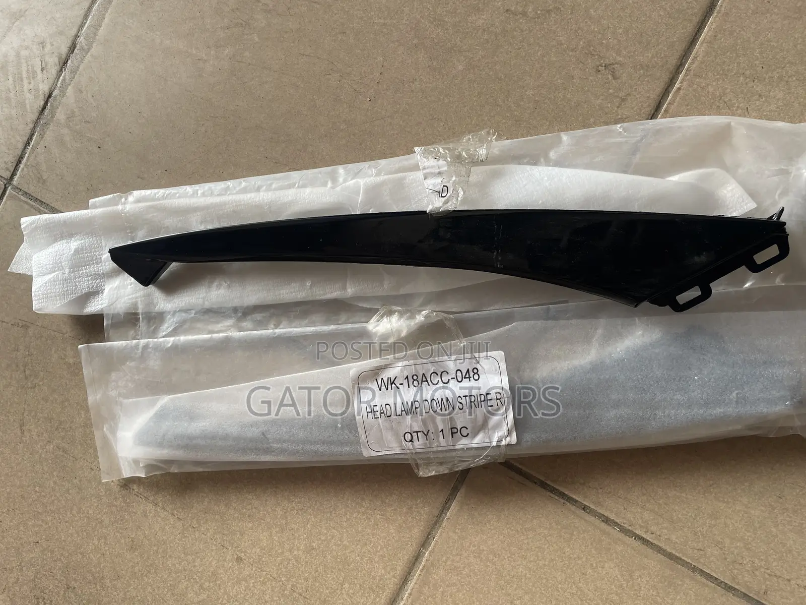 Honda Accord 2018 Headlight Down Stipe Mouldings (Pair)