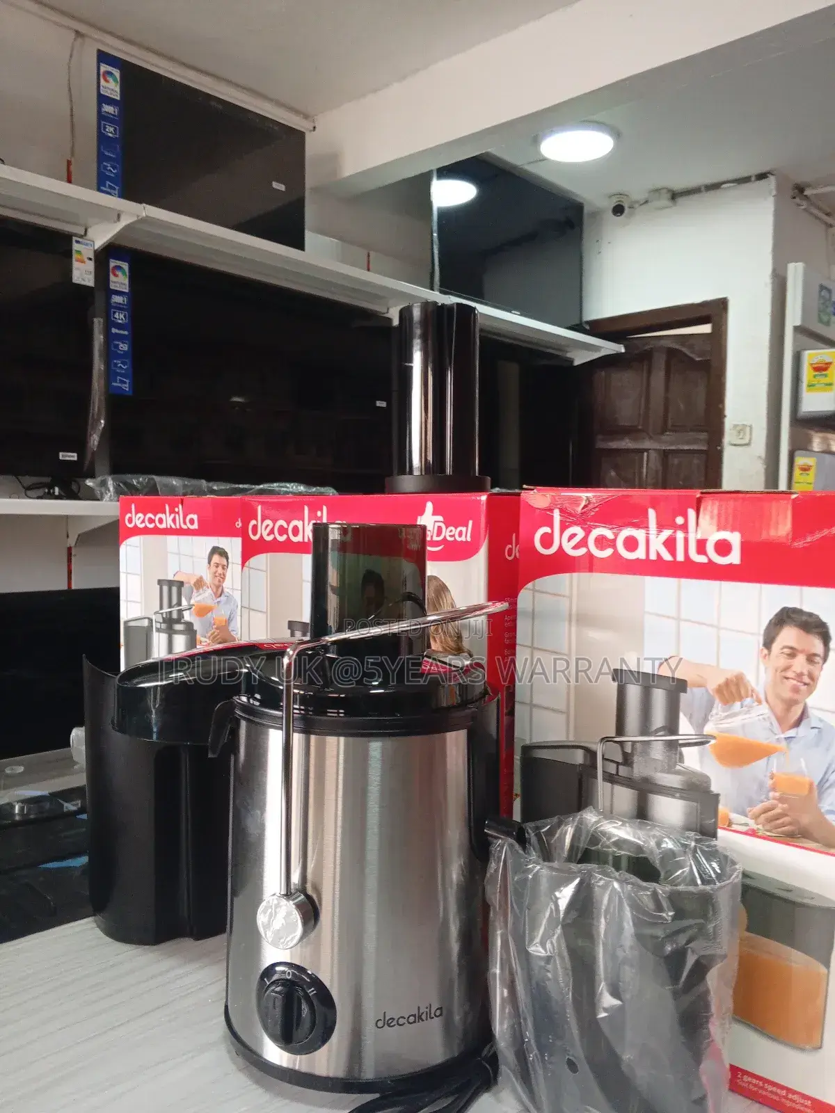 Decakila Centrifugal Juicer, High Speed and Easy Use