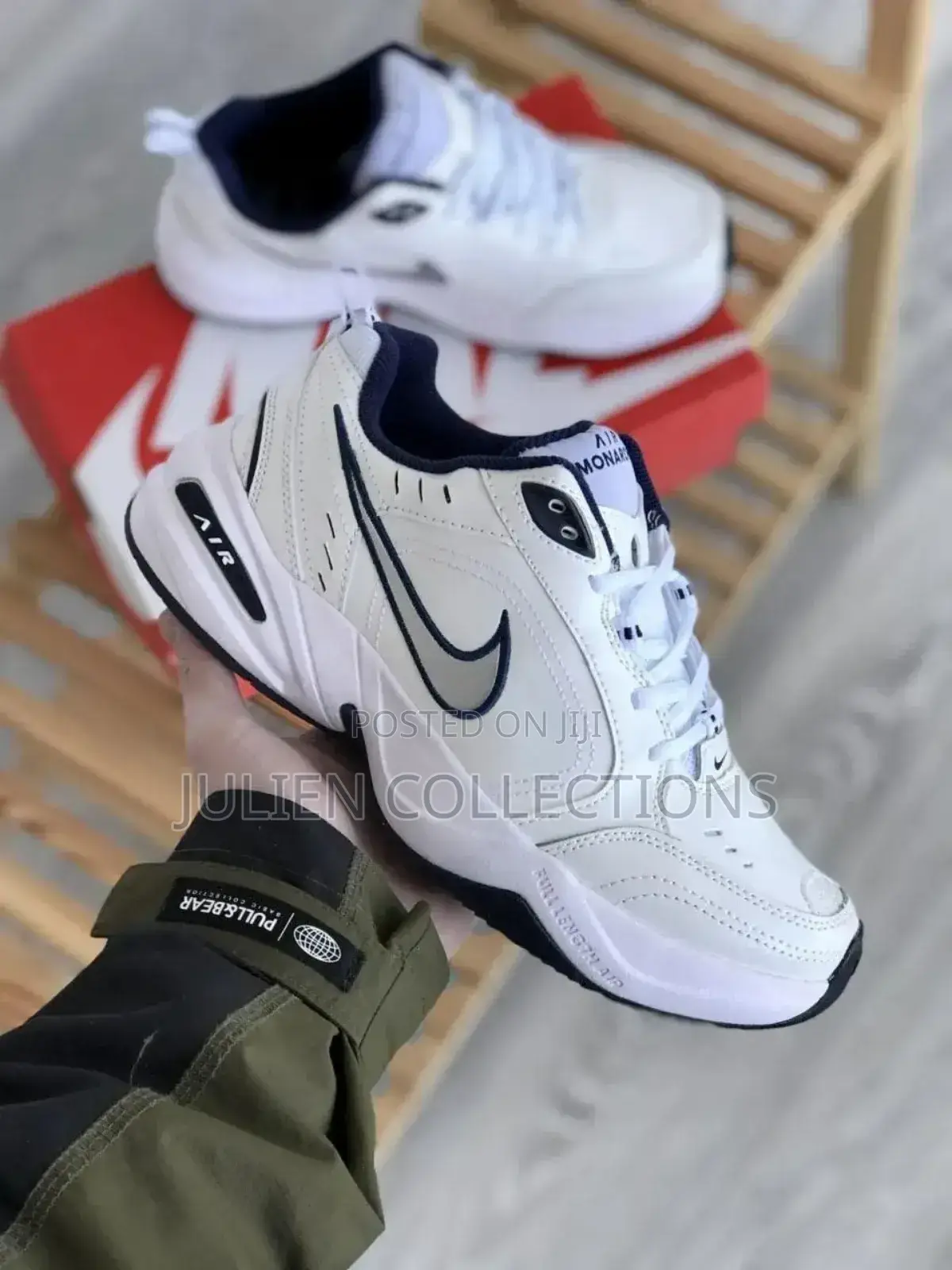 Nike Air Monarch Black and White