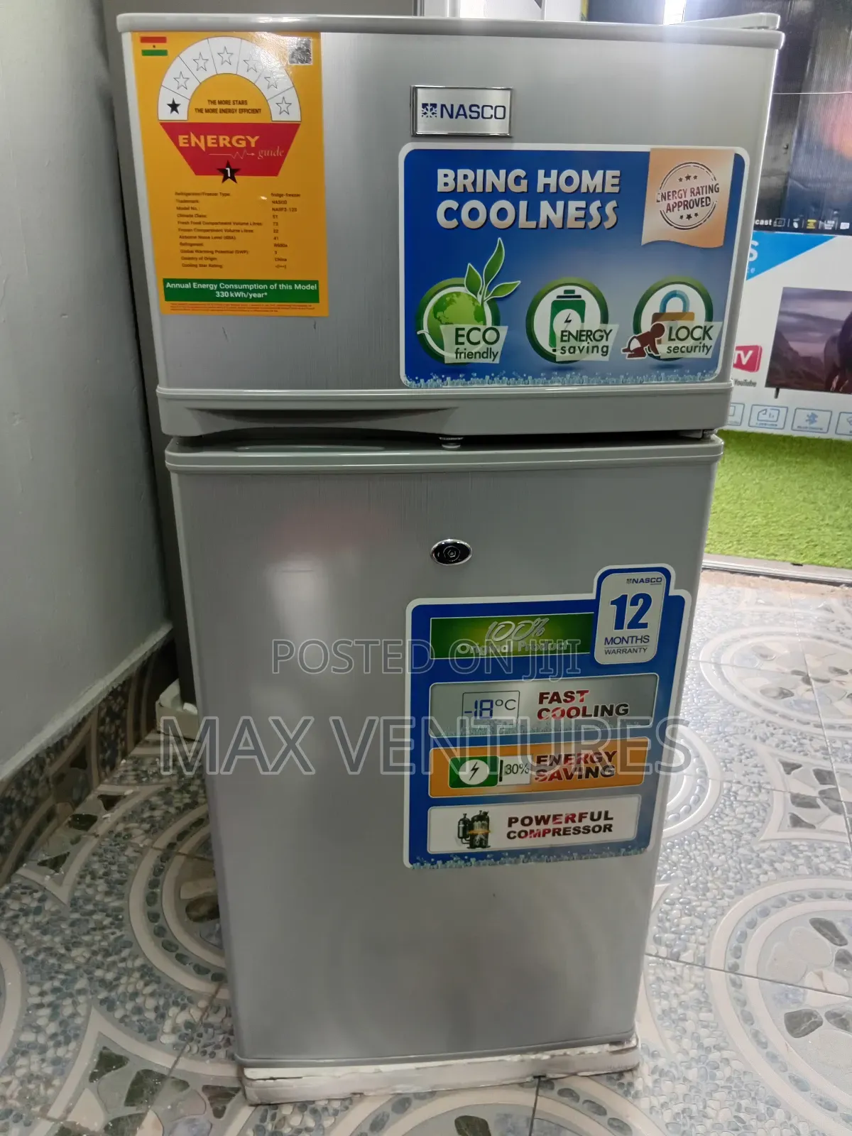 Eco Efficient Nasco Fridge Freezer Nasf2-12s System Fridge