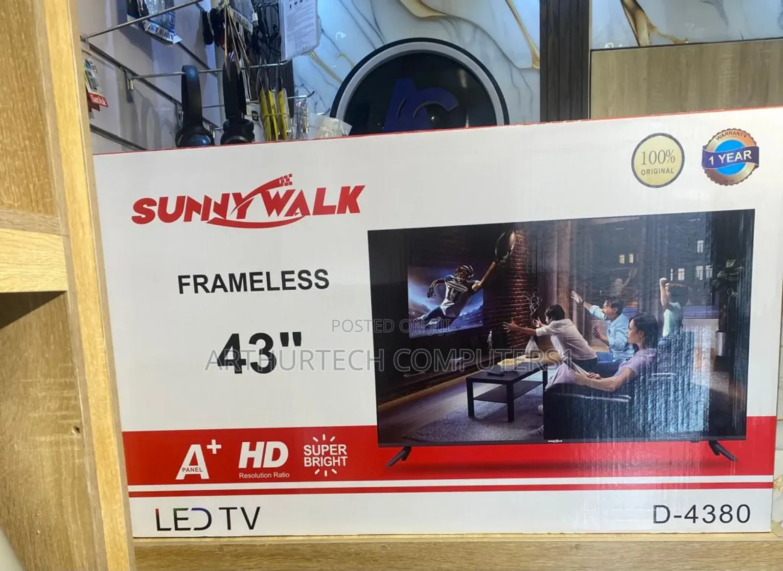 Sunny Walk Frameless Digital Tv 43inches