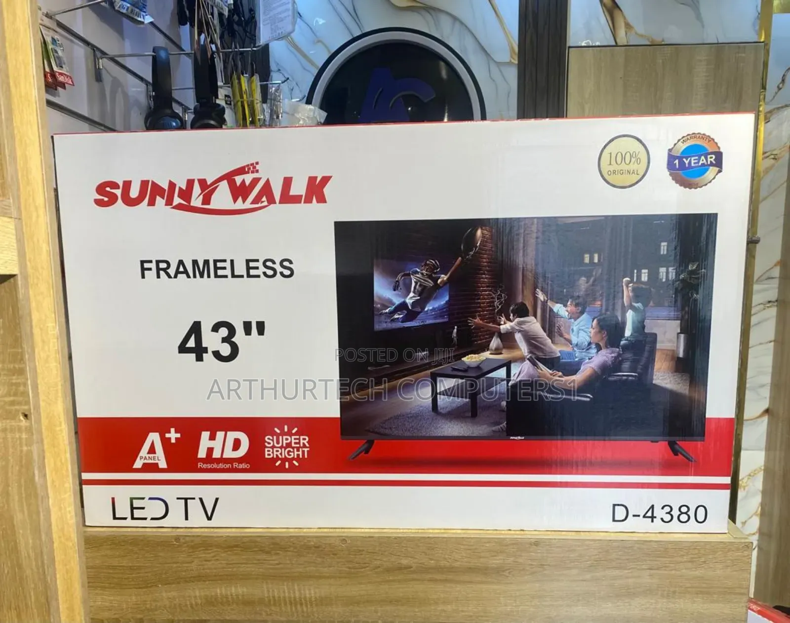 Sunny Walk Frameless Digital Tv 43inches