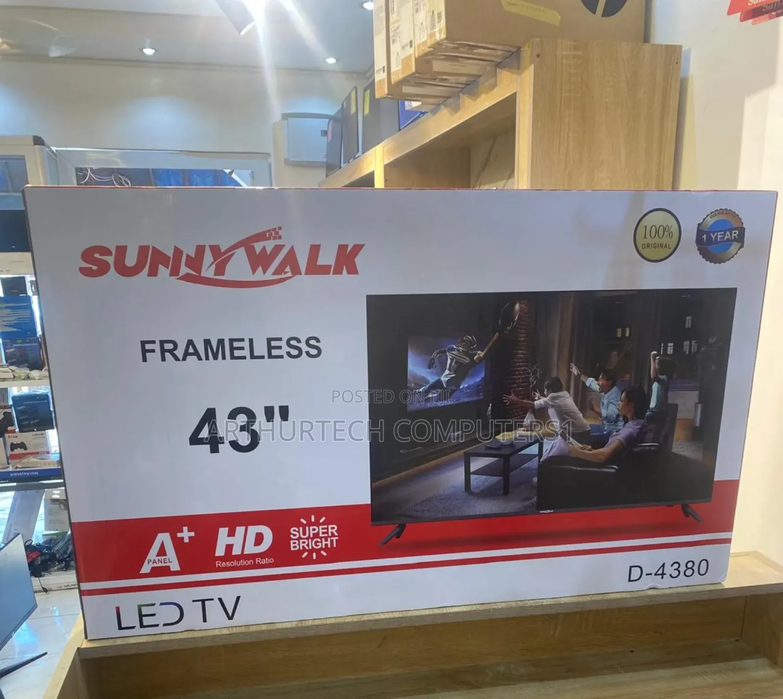 Sunny Walk Frameless Digital Tv 43inches