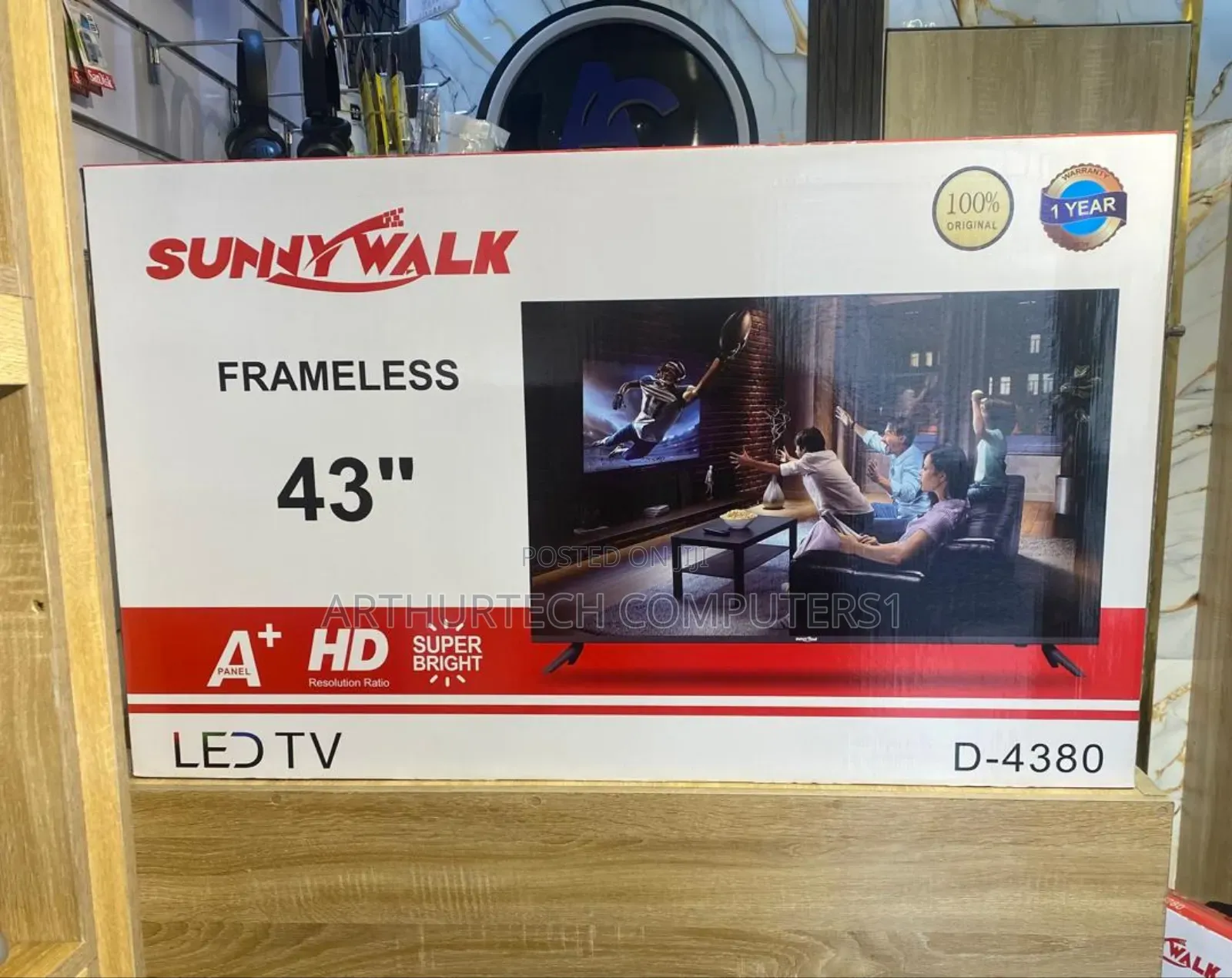 Sunny Walk Frameless Digital Tv 43inches