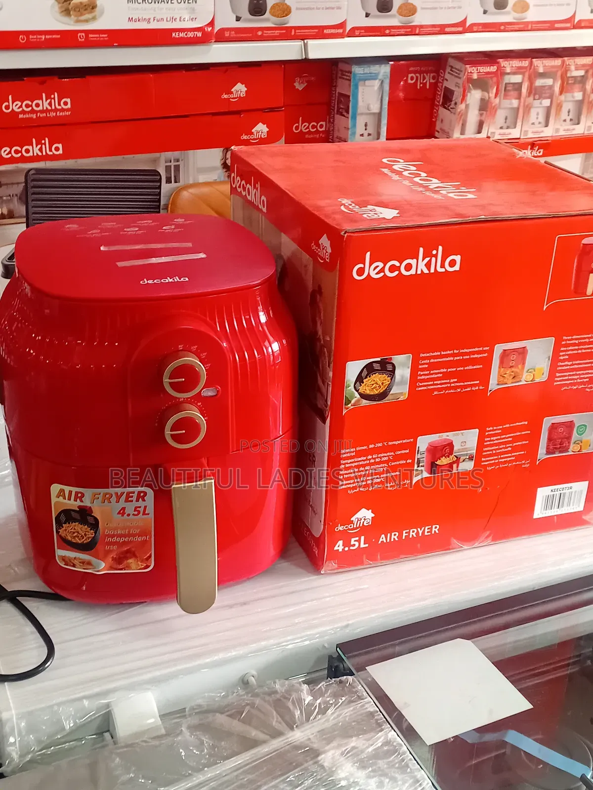 Decakila 4.5l Air Master Fryer,Decakila Crunch Air Fryer