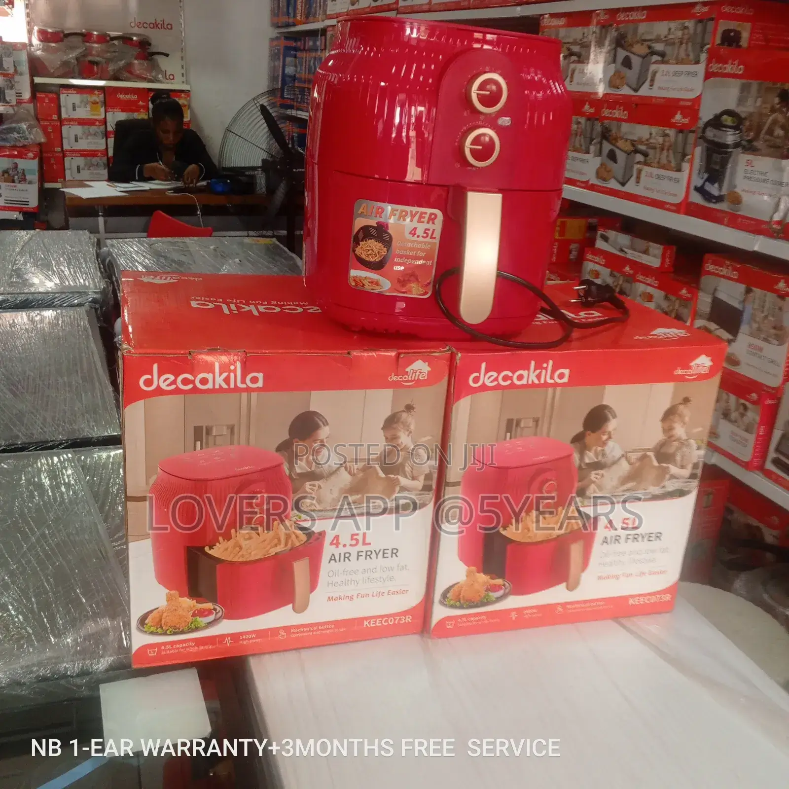 Assemble Decakila Air Fryer 4.5l Decakila Air Fryer