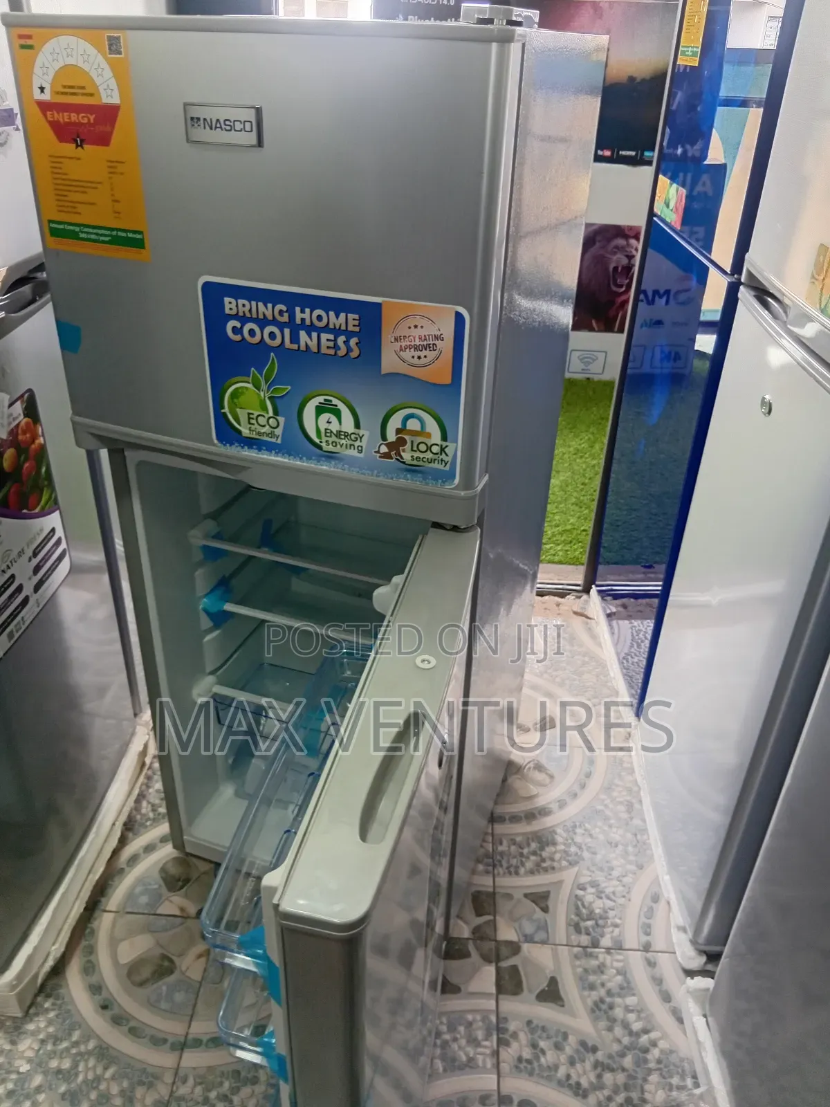 High Yield 108l Nasco Fridge Freezer Nasf2-14s Energy Set
