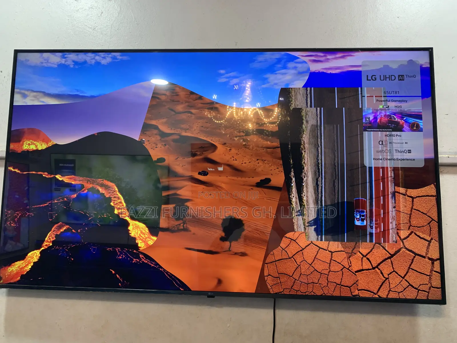 65ut81 Lg Smart Uhd 65 Inche Digital Satellite 2024/25 Tv