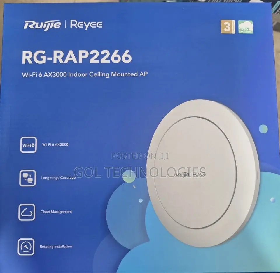Rg-Rap2266 Reyee Wi-Fi 6 Ax3000 Indoor Access Point