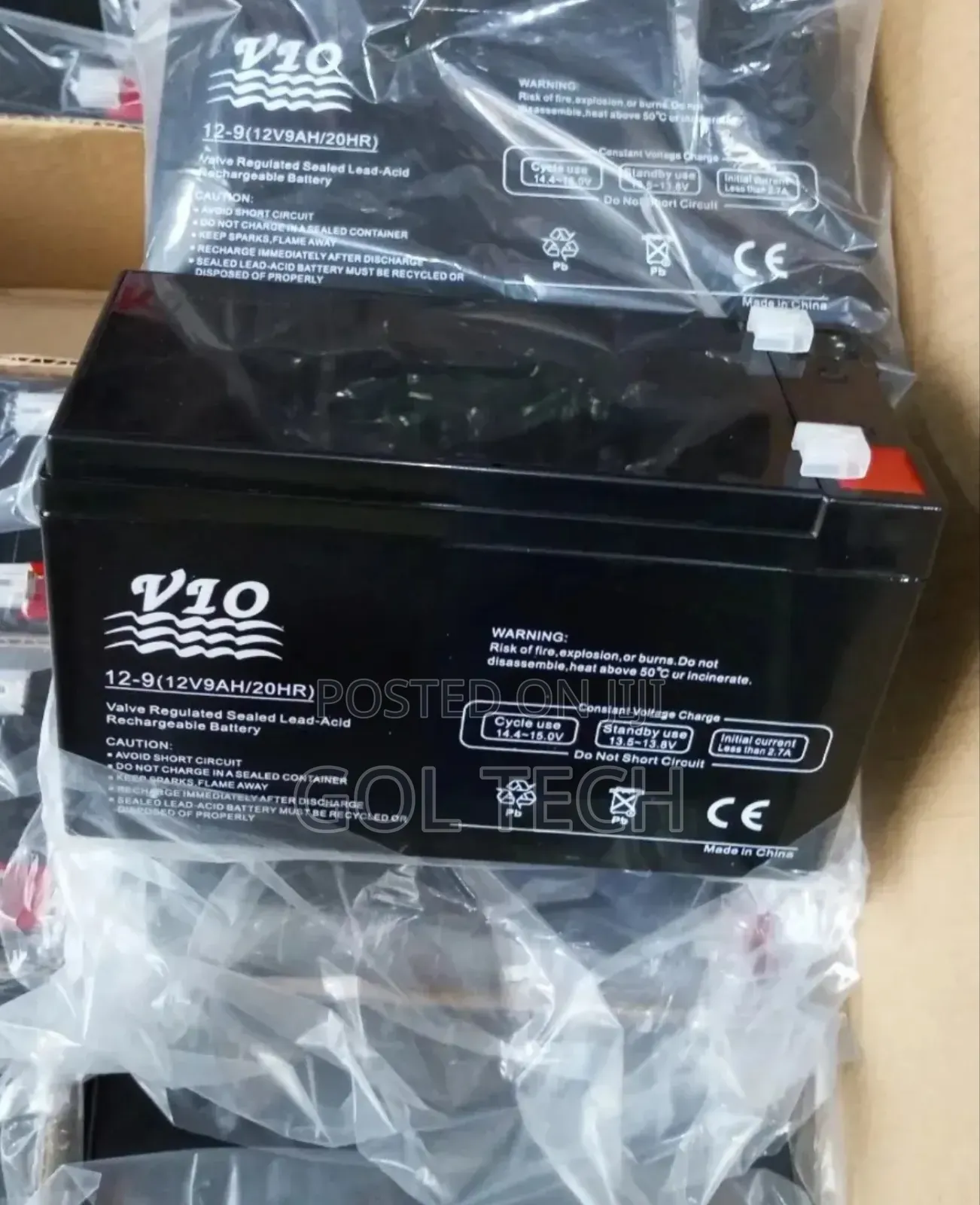 12v9ah Ups Battery 20hr Vio Original 12v/9ah/20hr