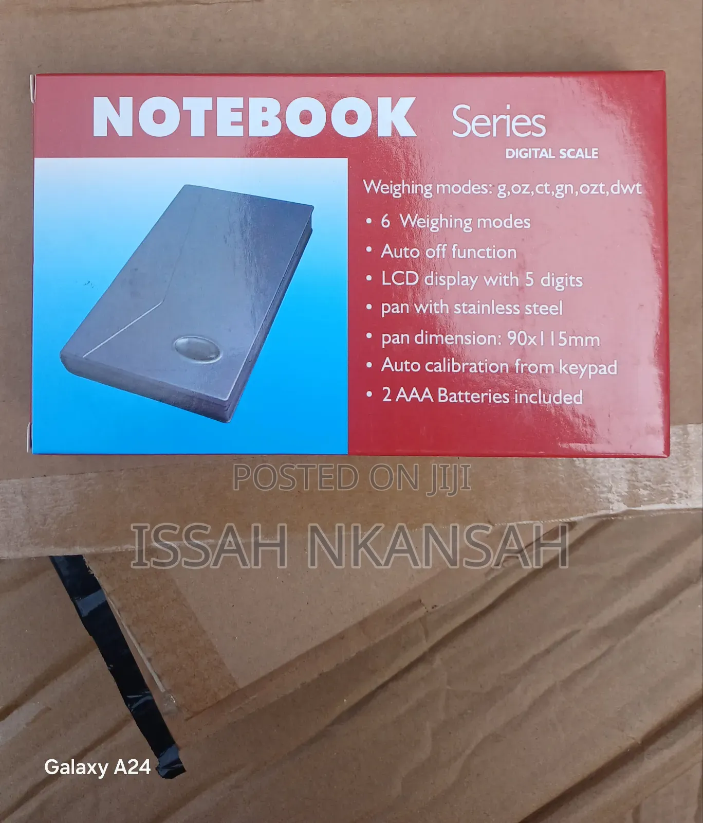 Note Book Series Digital Scale With LCD Display