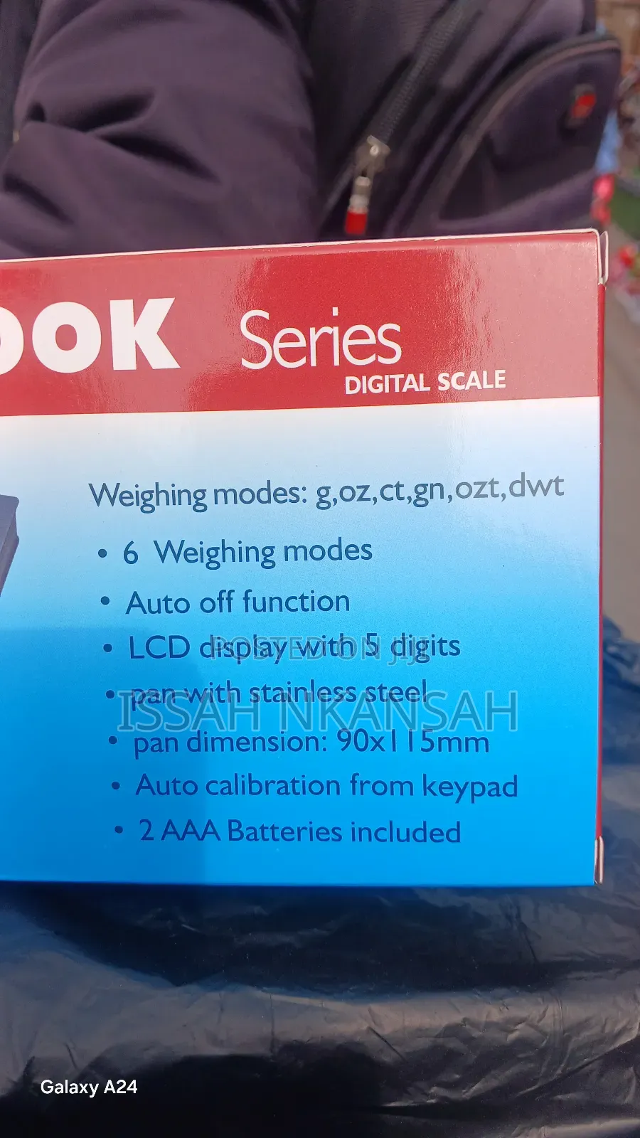 Note Book Series Digital Scale With LCD Display