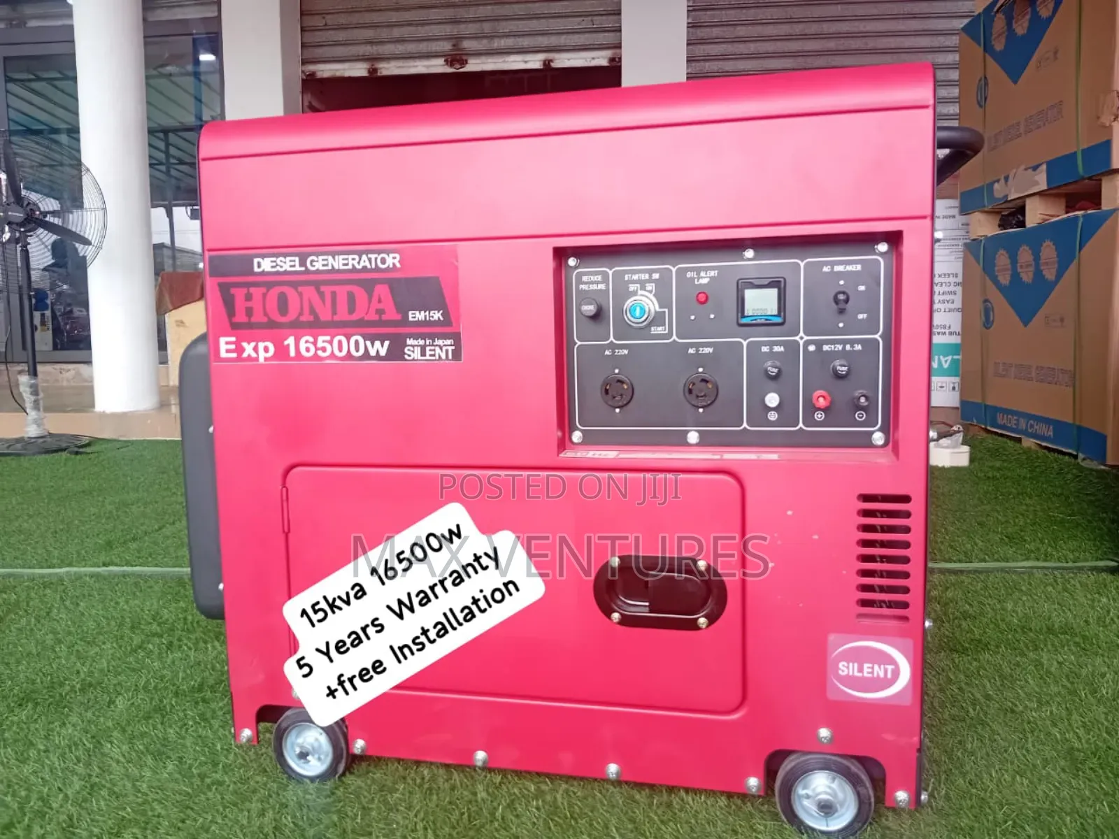 Efficient Honda 15kva 16500watts Diesel Powered Generator