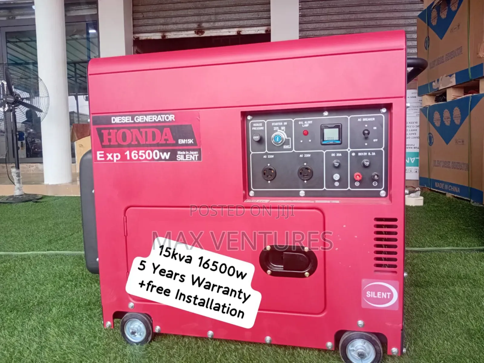 Diesel Powered 16500watts Honda Generator Powering Forever