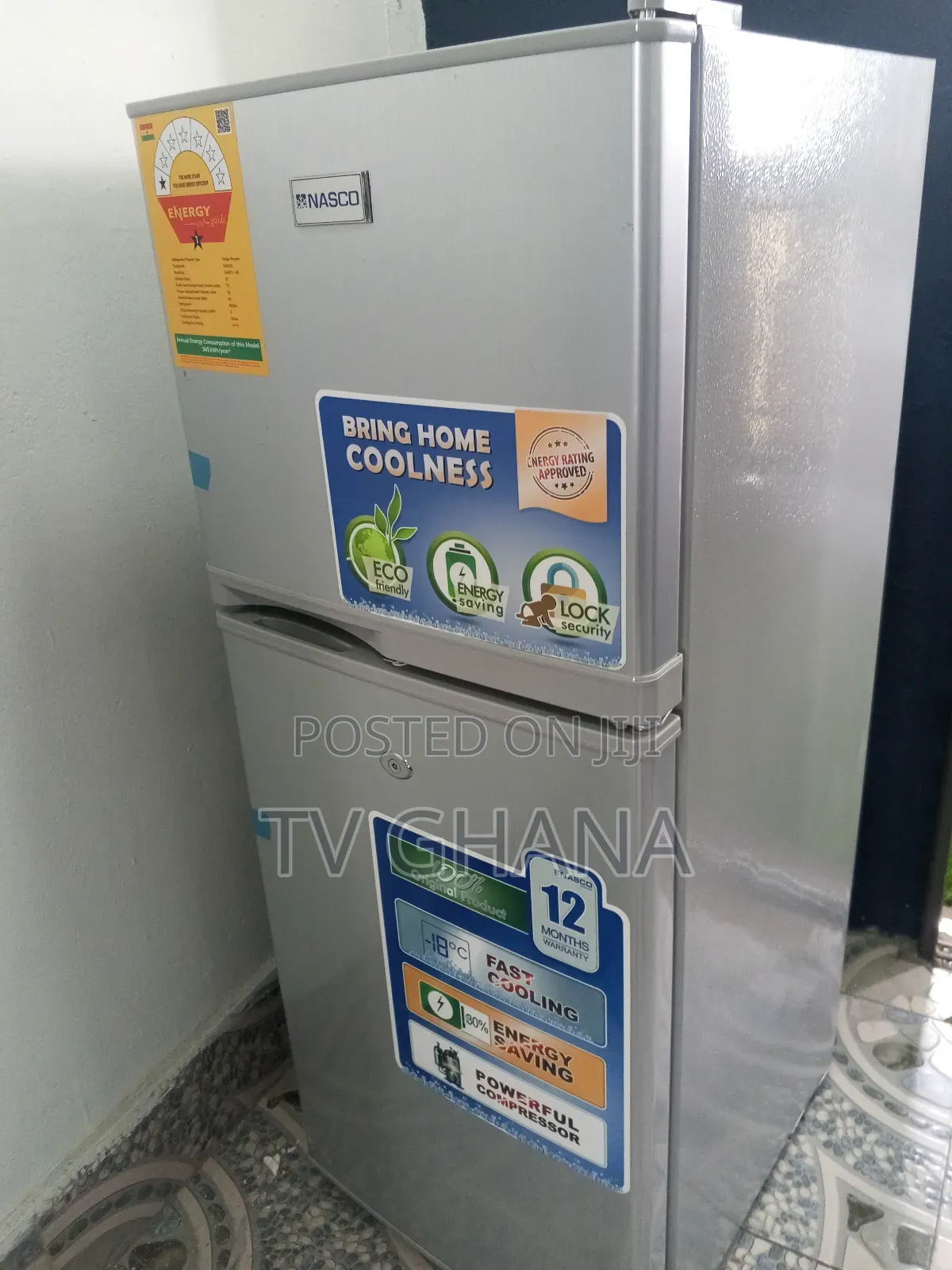Energy Saving 108l Nasco Nasf2-14s Fridge Freezer System