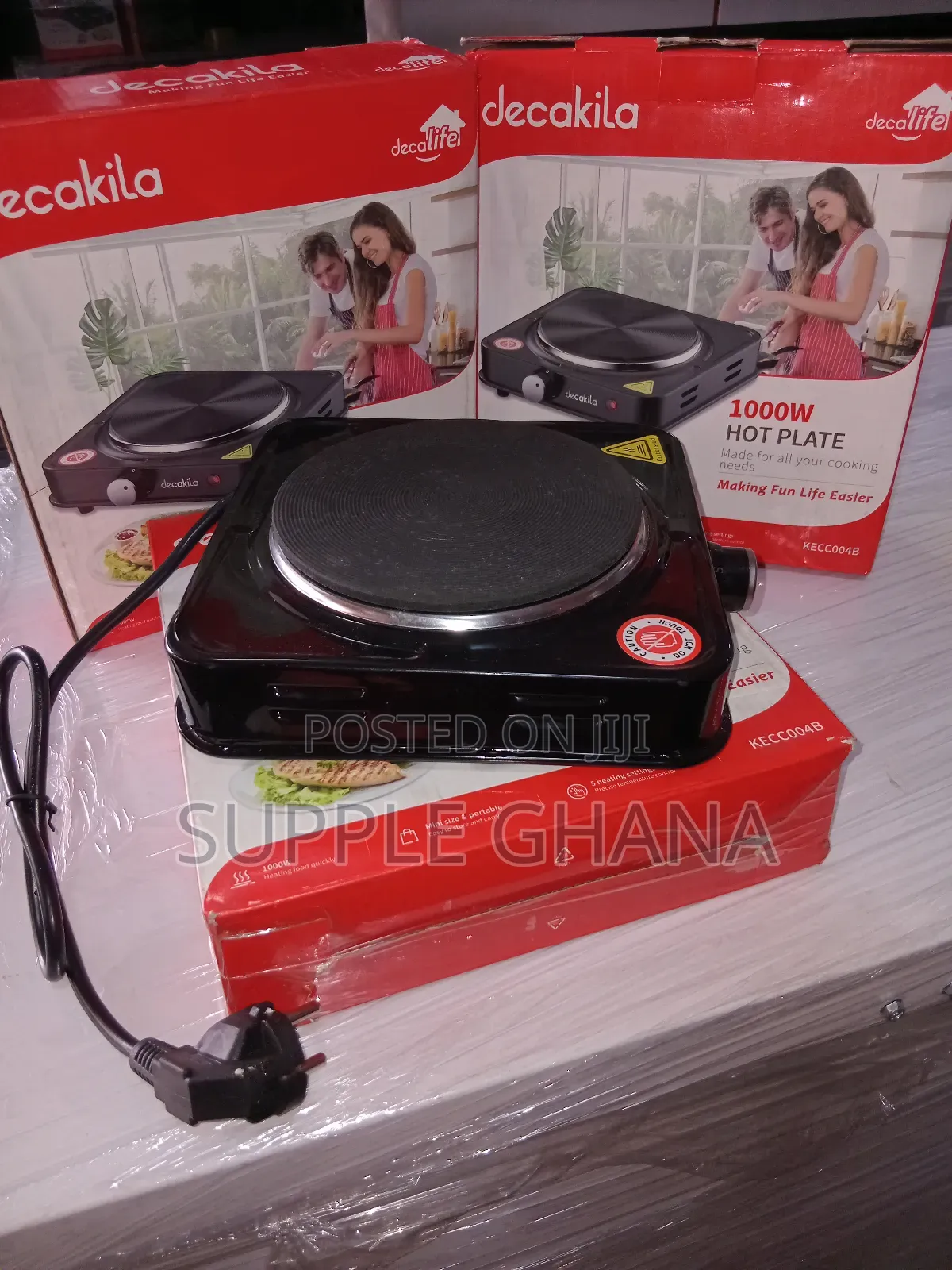 Decakila Quick Warm Plate, 1000w Hot Plate