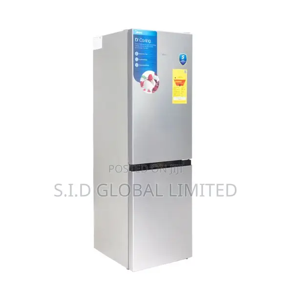 Midea 174ltrs Double Door Bottom Freezer Mdrt241ftgn50