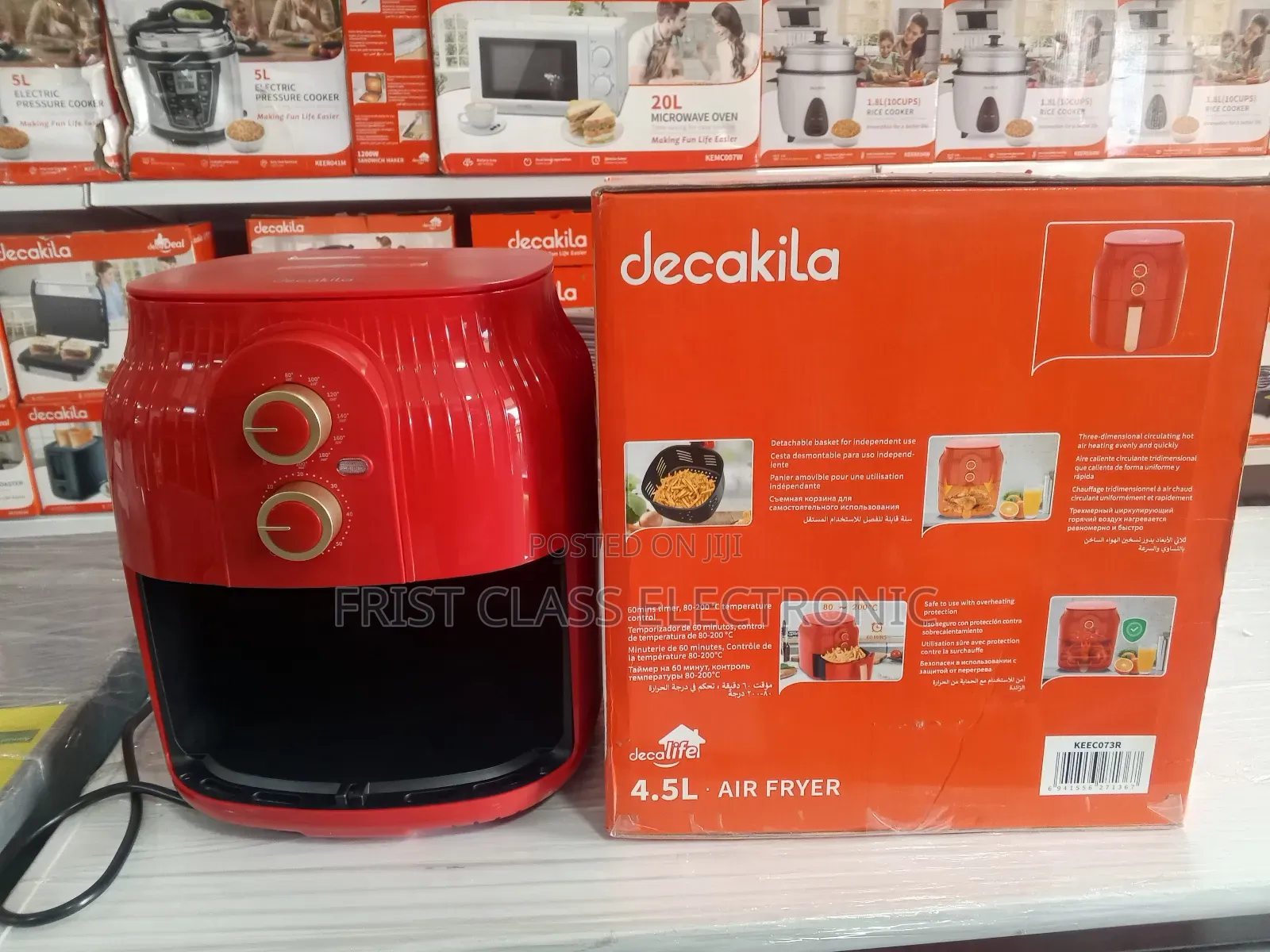 Makes Grilling Easier With Decakila 4.5l Air Fryer