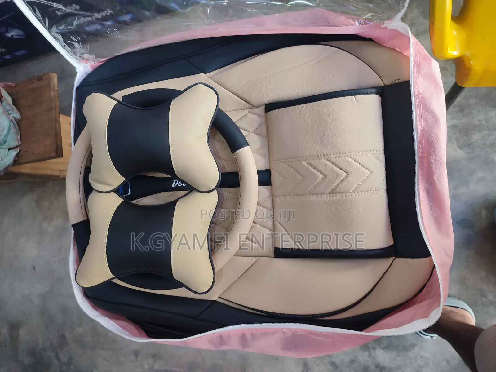 Car Seat Cover Luxury Leather (Full Set) for All Cars