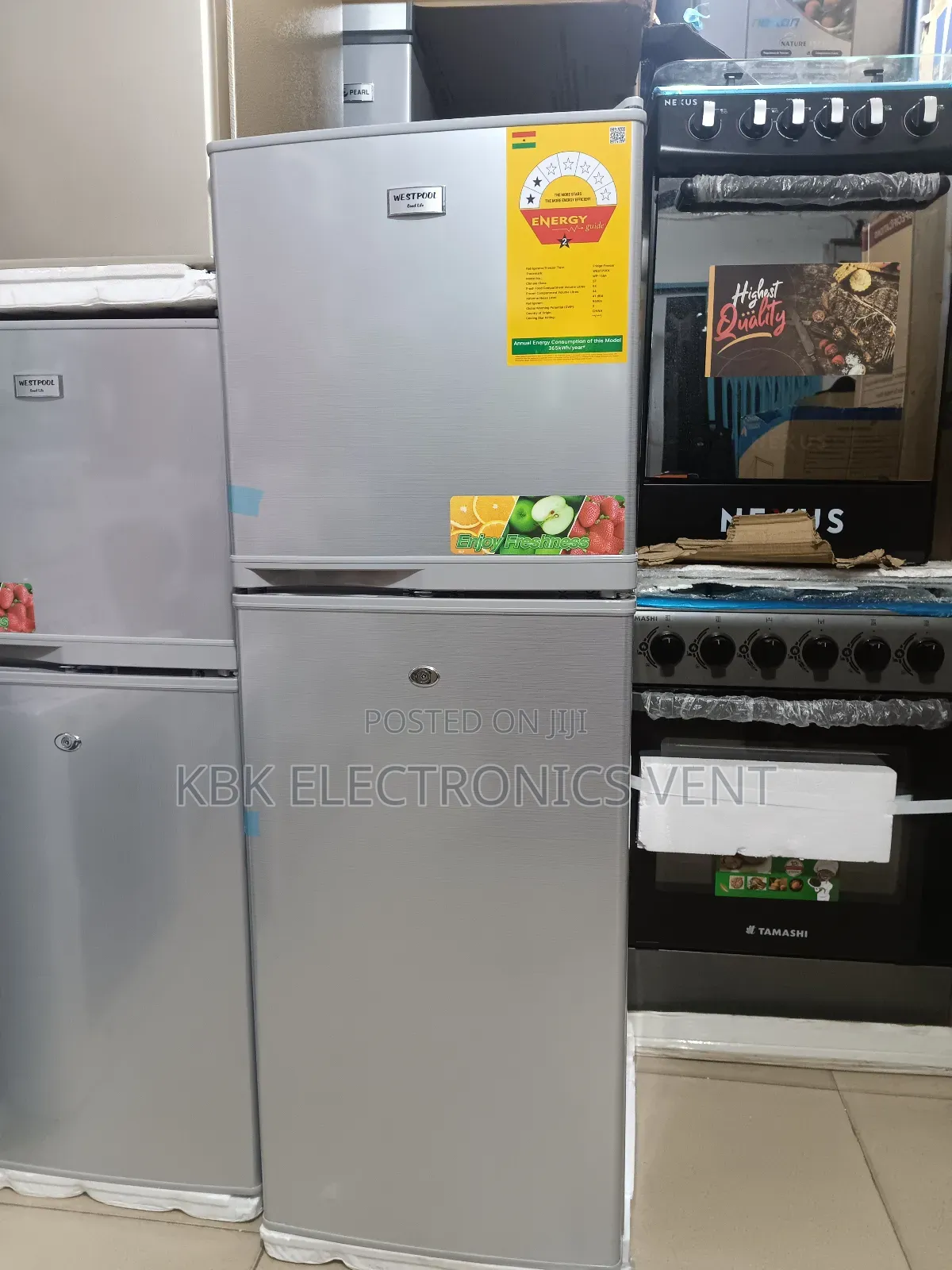 Westpool 138ltr Double Door Refrigerators