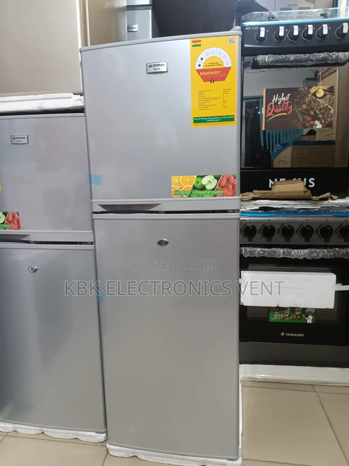 Westpool 138ltr Double Door Refrigerators