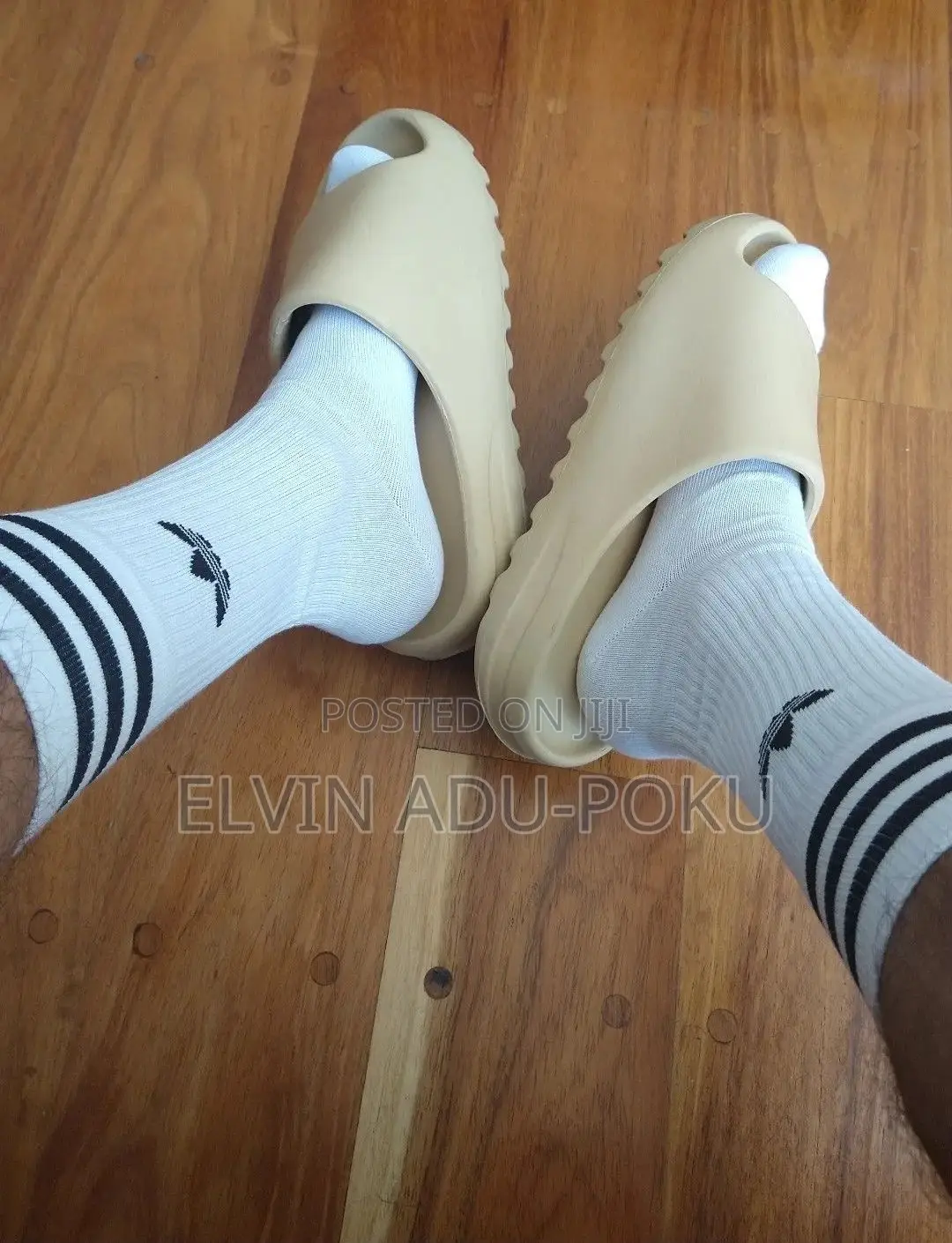 Adidas Yeezy Comfort "Pure Bone” Slides
