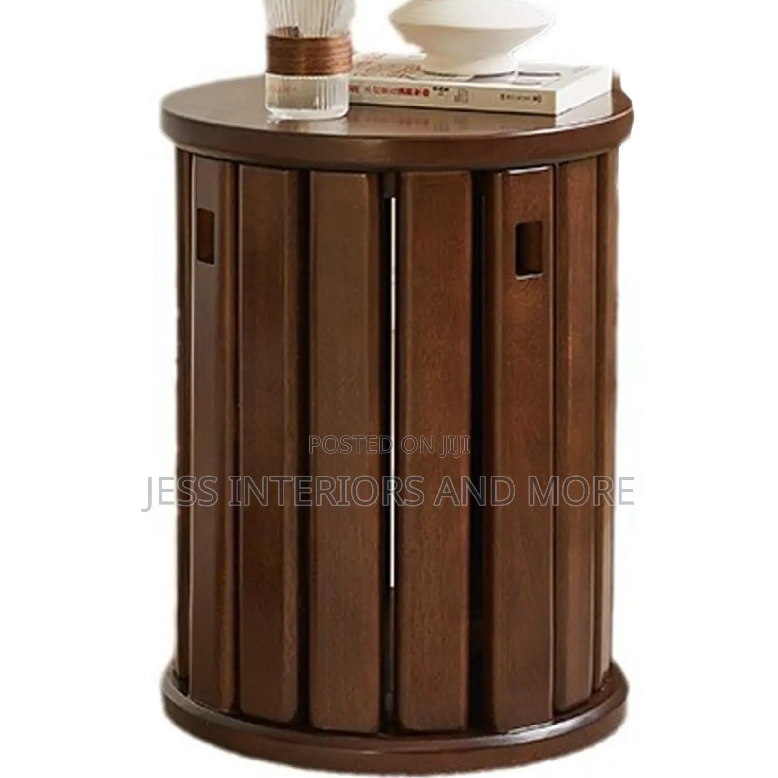 Side Table 4-in-1 Multifunctional Solid Wood