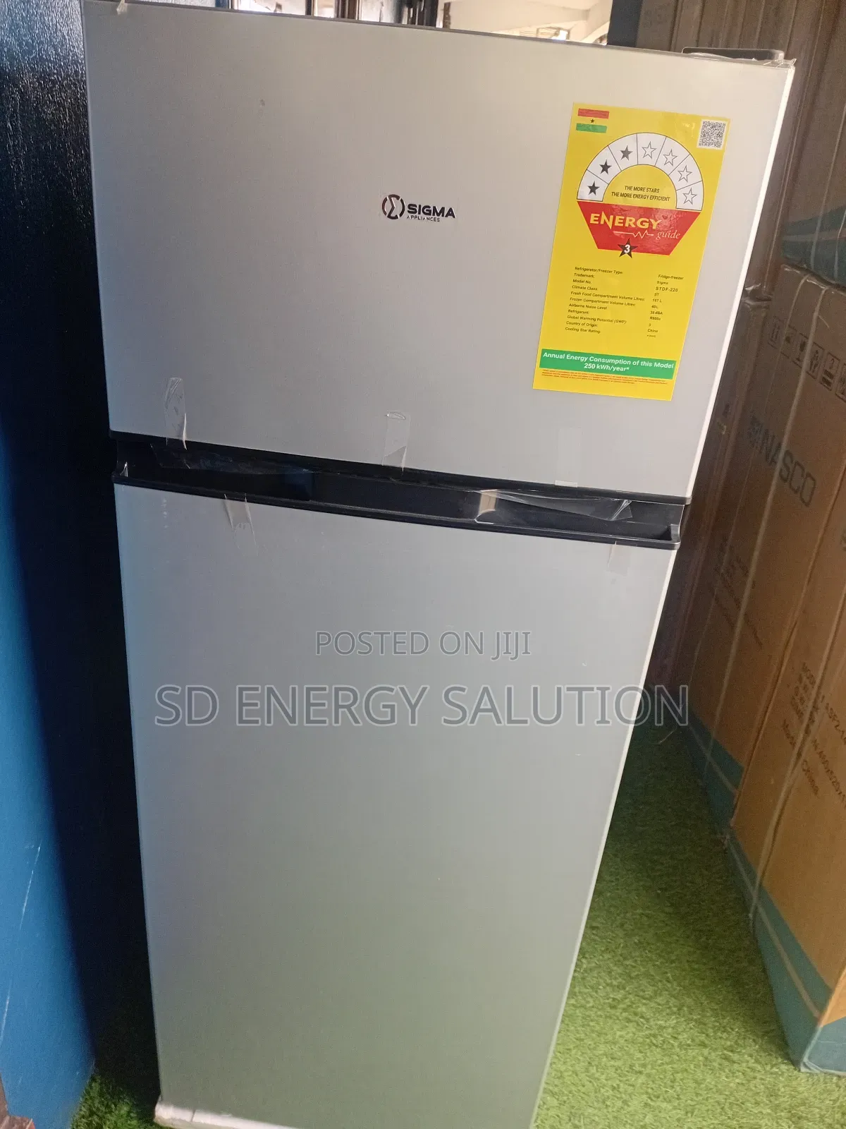 Charming Sigma Fridge Model STDF-220 Freezer Sigma